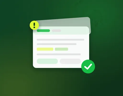 WhatsApp message template interface on a phone
